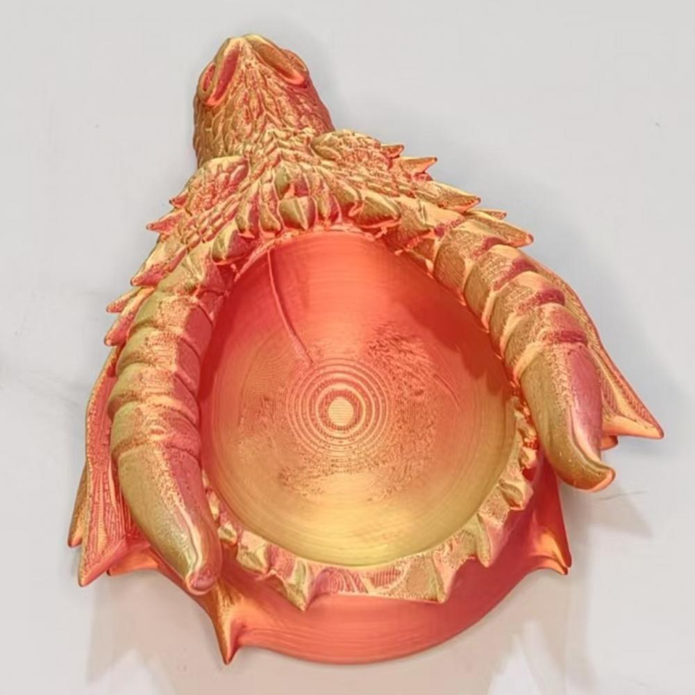 3D Printing Jewelry - 3d Printed Sculpture Dragon Head Organizer
