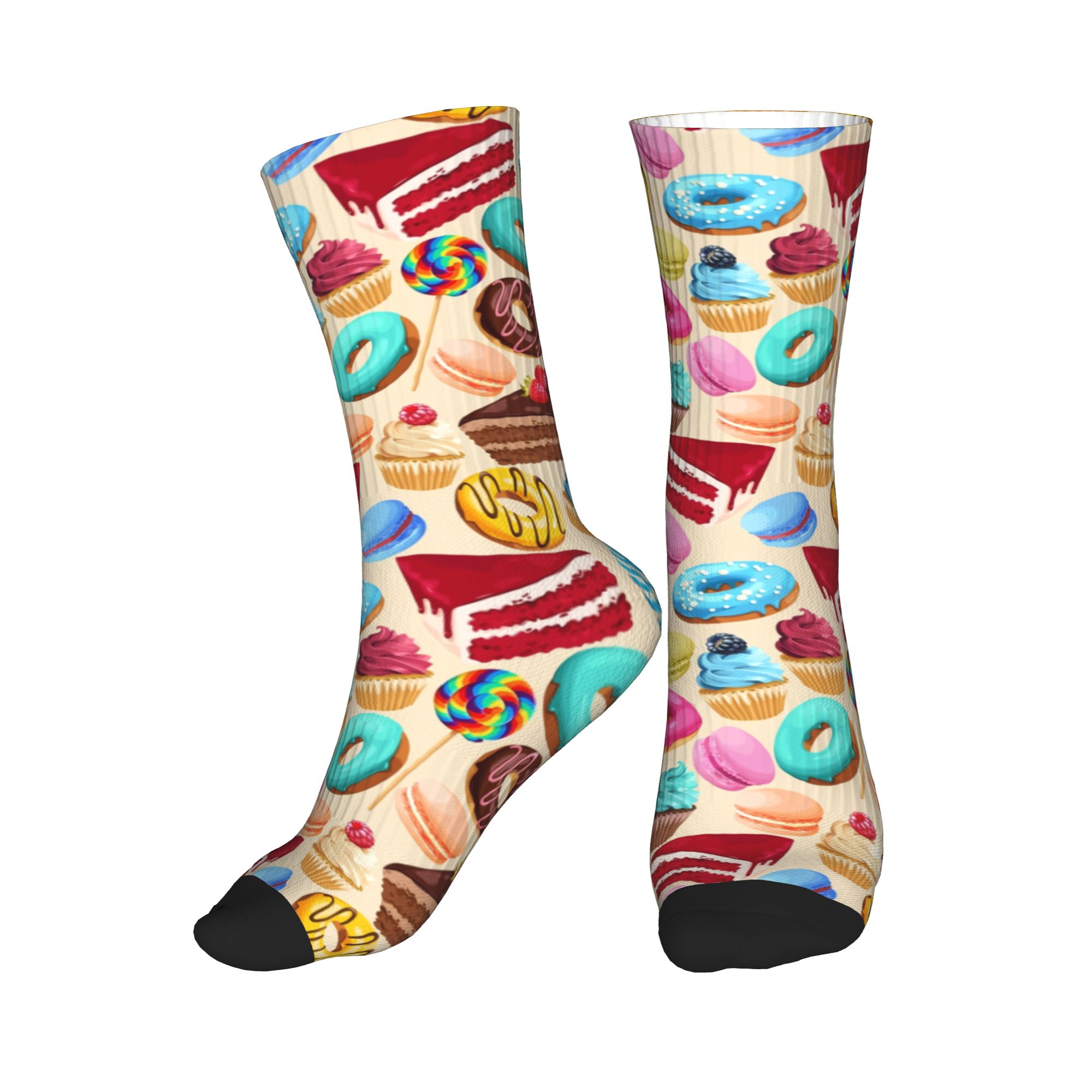 3D Printing In Food - Fashion Colorful Candy Donuts Food Pattern