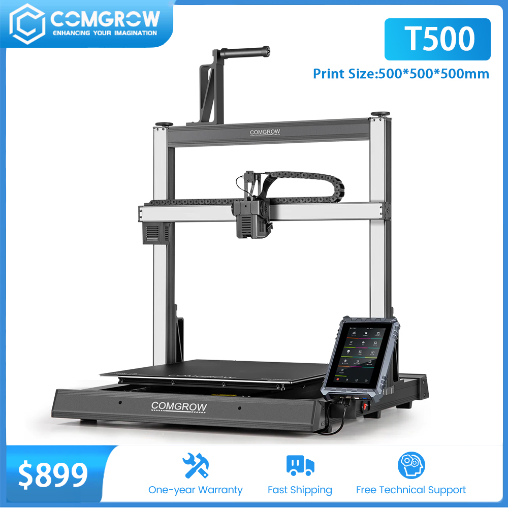 3D Printing Klipper - COMGORW T500 3D Printer Large DIY