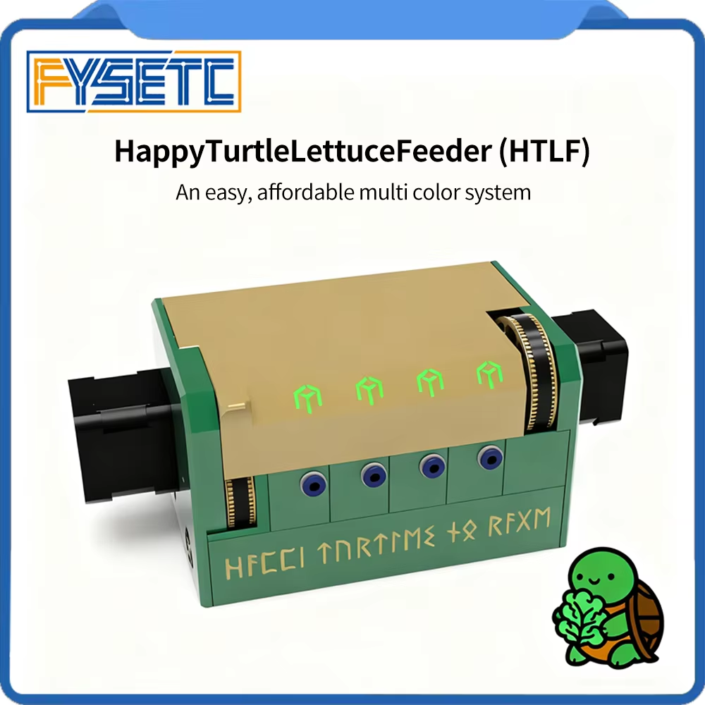 3D Printing Klipper - FYSETC Happy Turtle Lettuce Feeder Multi