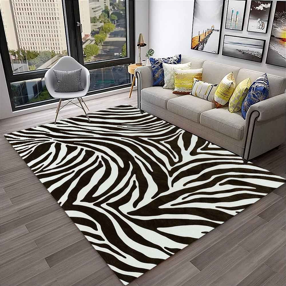 3D Printing Tablet - 3D Colorful Zebra Stripe Pattern Carpet