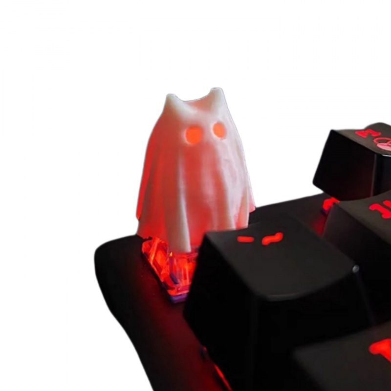 3D Printing Keycaps - Halloween Ghost 3D Keycap For Mechanical