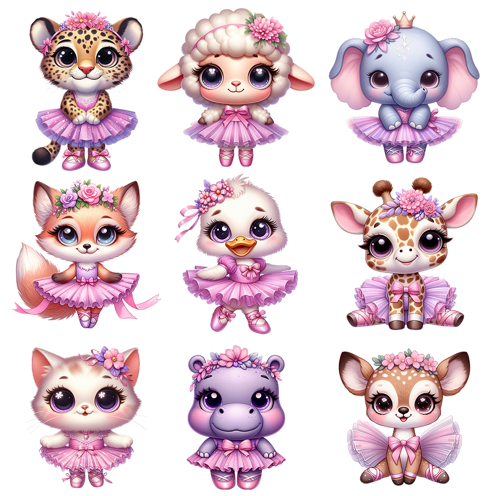 3D Printing Vinyl - 15cm Cute Dance Animal Princess Iron