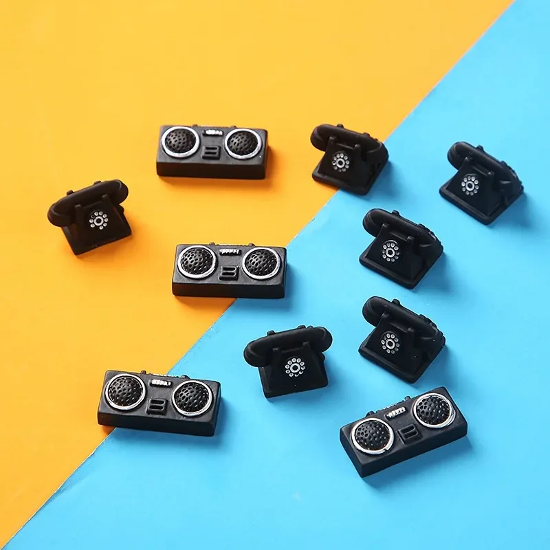 3D Printing Jewelry - 10pcs Mini Diy Resin Retro Black
