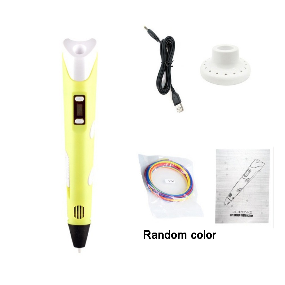 3D Printing Pla - Portable USB 3D Printing Pen LED