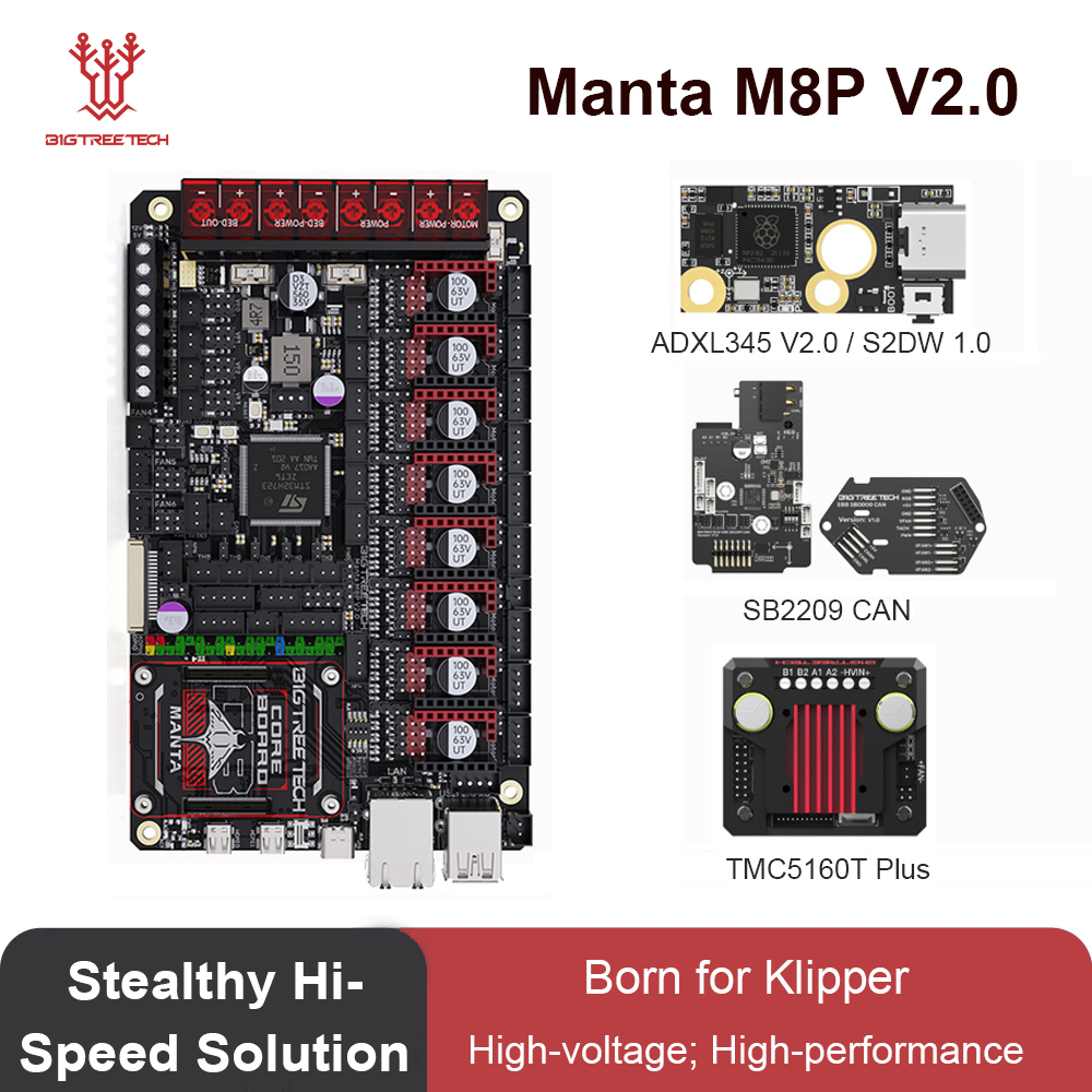 3D Printing Klipper - BTT SB2209 Manta M8P V2.0 Control