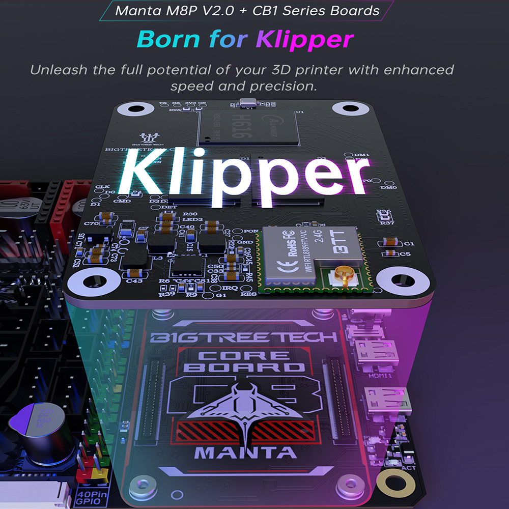 BTT SB2209 Manta M8P V2.0 Cont - 3D Printing Klipper ulasan dan harga