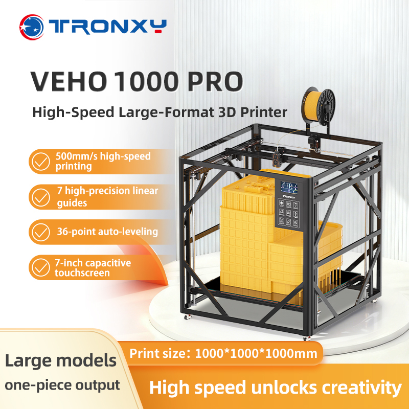FDM 3D Printer VEHO 1000 PRO 5 - 3D Printing Klipper ulasan dan harga
