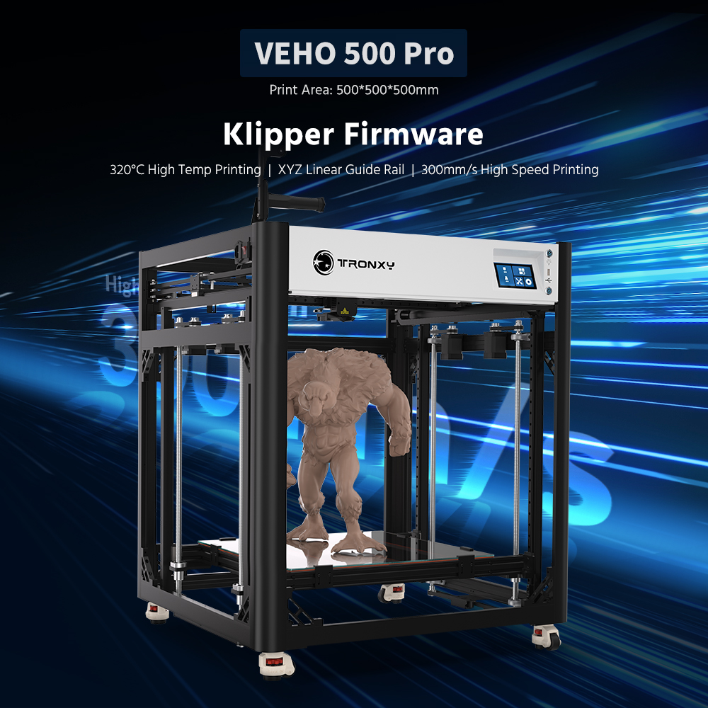 TRONXY VEHO 500 Pro High Preci - 3D Printing Klipper ulasan dan harga