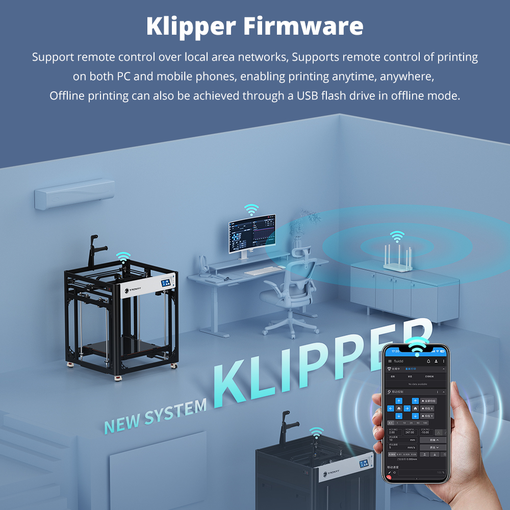TRONXY VEHO 500 Pro High Preci - 3D Printing Klipper ulasan dan harga