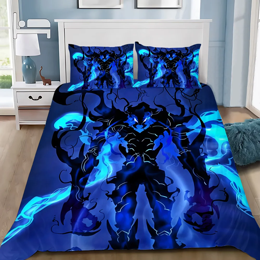 Anime Solo Leveling Bedding Se - 3D Printing Solo ulasan dan harga