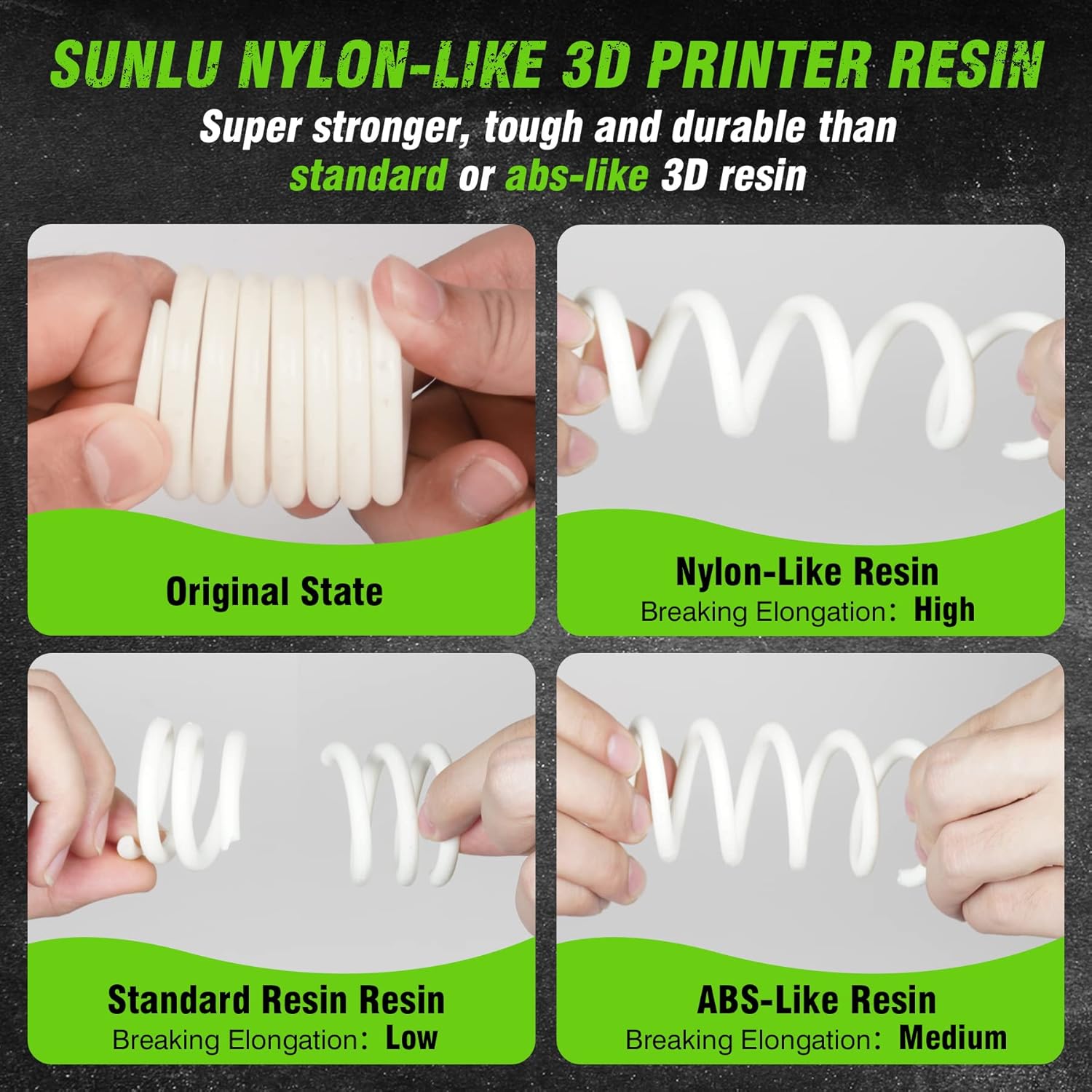 SUNLU 1KG Nylon-Like/Toughness - 3D Printing Sla ulasan dan harga