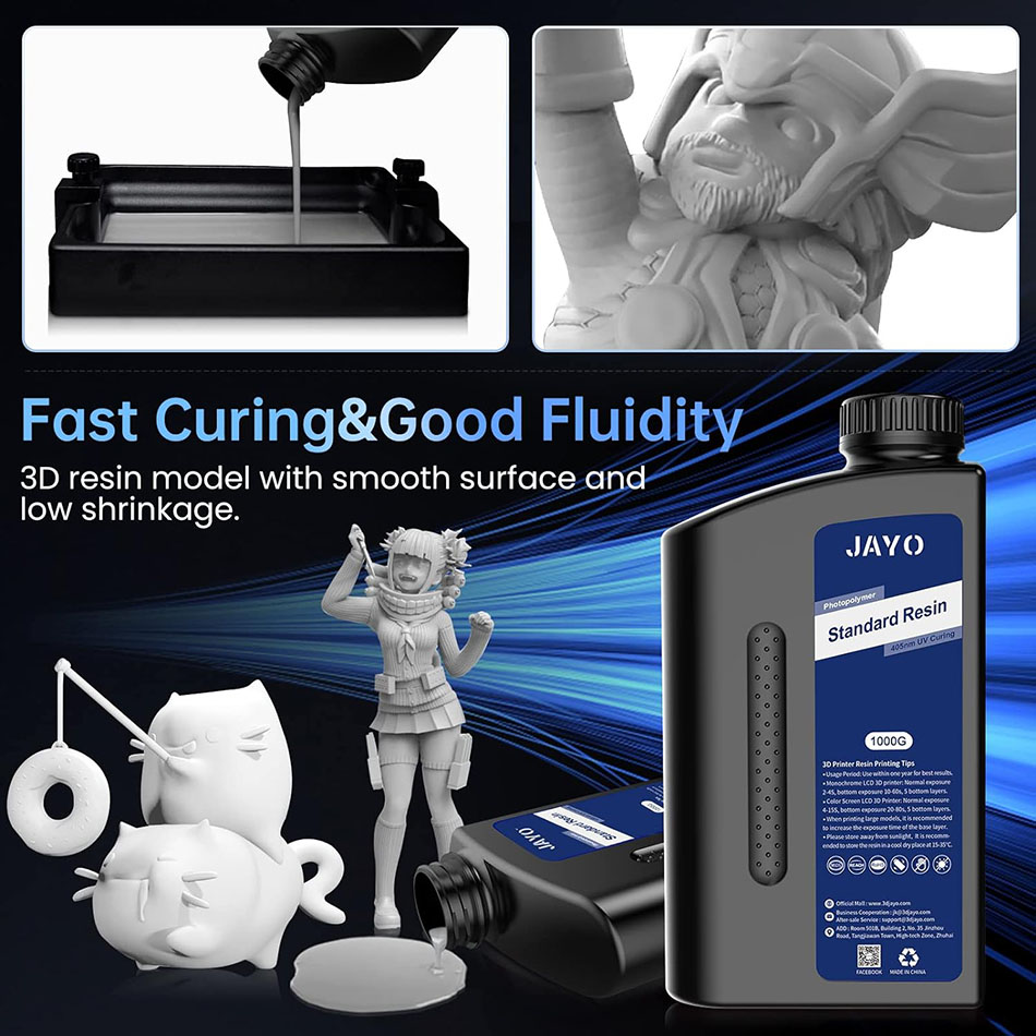 JAYO 3D Resin ABS Like/Like PA - 3D Printing Vinyl ulasan dan harga