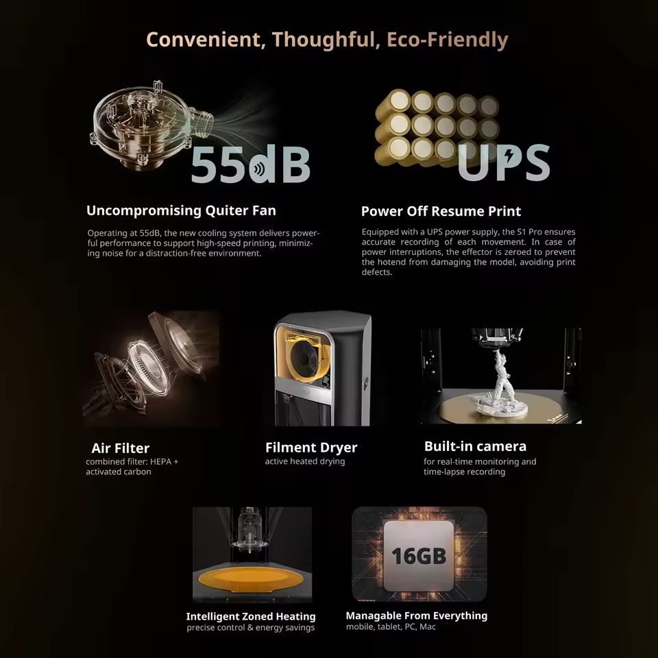 FLSUN S1 Pro 3D Printer Moving - 3D Printing Klipper ulasan dan harga