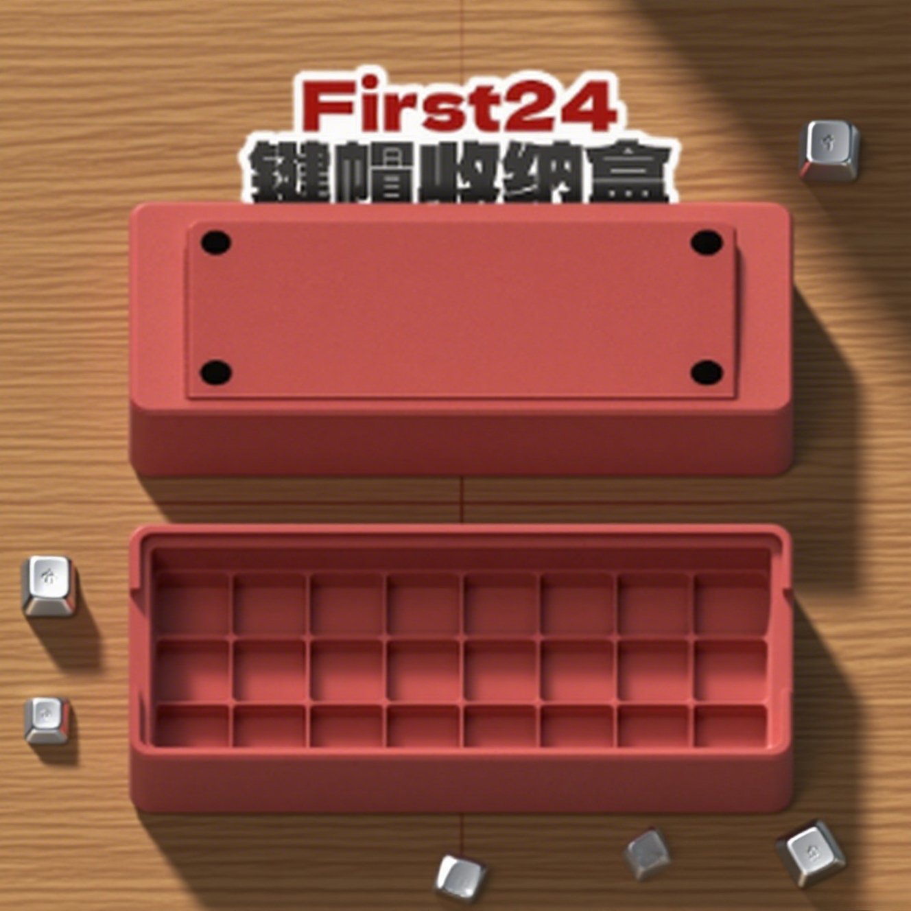 First 24 Keycap Storage DISPLA - 3D Printing Keycaps ulasan dan harga