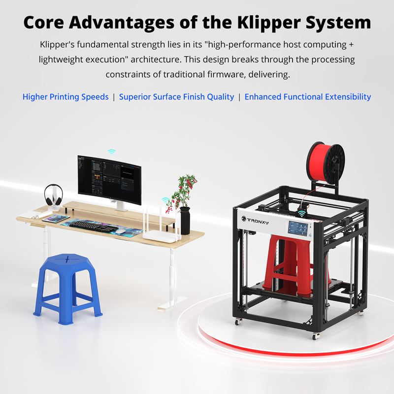 VEHO 500 PRO High Speed 3D Pri - 3D Printing Klipper ulasan dan harga