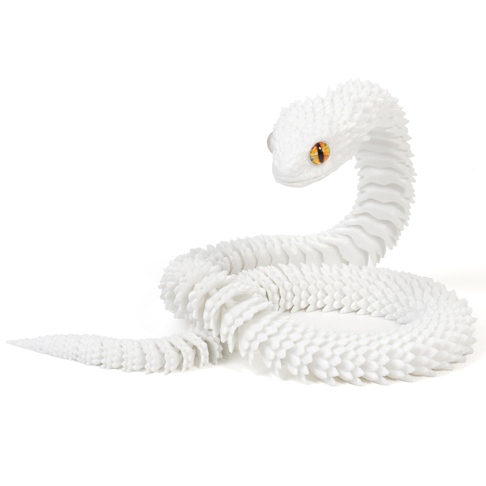 Realistic 3D Printed Snake Toy - 3D Printing Pla ulasan dan harga