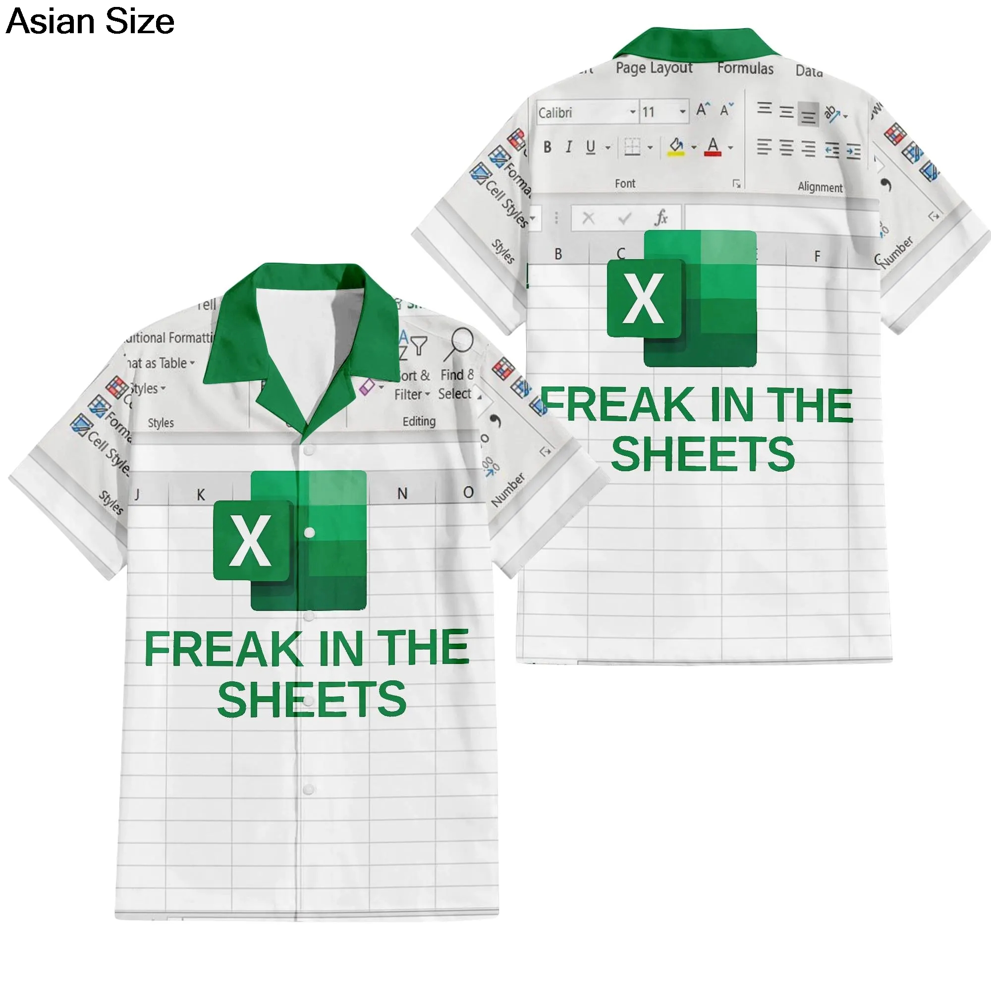 Excel Hawaiian Shirt Men's Fas - 3D Printing Design Software ulasan dan harga