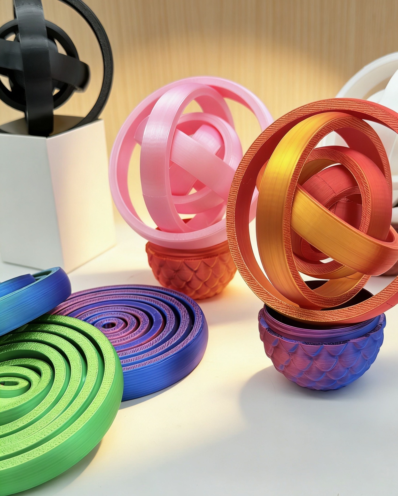3D Printed Novelty Spinning Fi - 3D Printing Pla ulasan dan harga