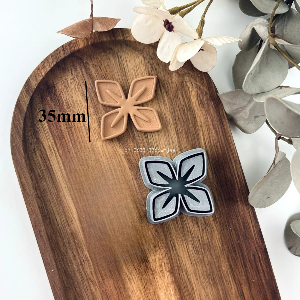 Lily Shape Polymer Clay Cutter - 3D Printing Jewelry ulasan dan harga