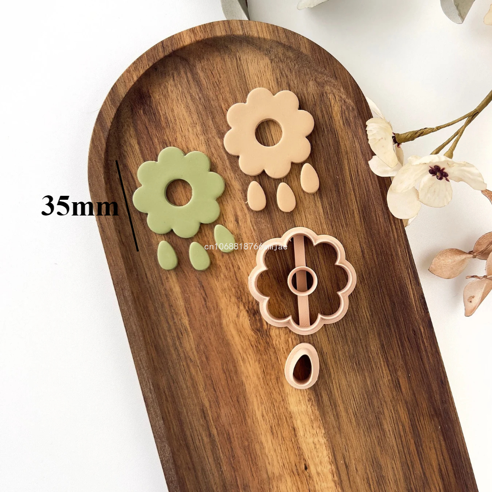 Lily Shape Polymer Clay Cutter - 3D Printing Jewelry ulasan dan harga