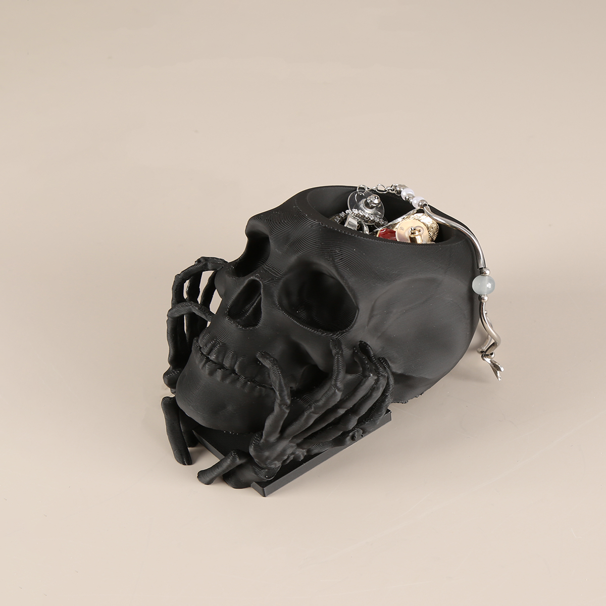 1 Piece Dark - style Skull wit - 3D Printing Jewelry ulasan dan harga