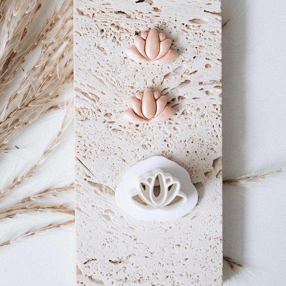 1pc Lotus Flower Clay Cutters  - 3D Printing Pla ulasan dan harga