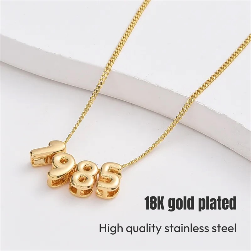 Personalized 3D Bubble Letter  - 3D Printing Jewelry ulasan dan harga