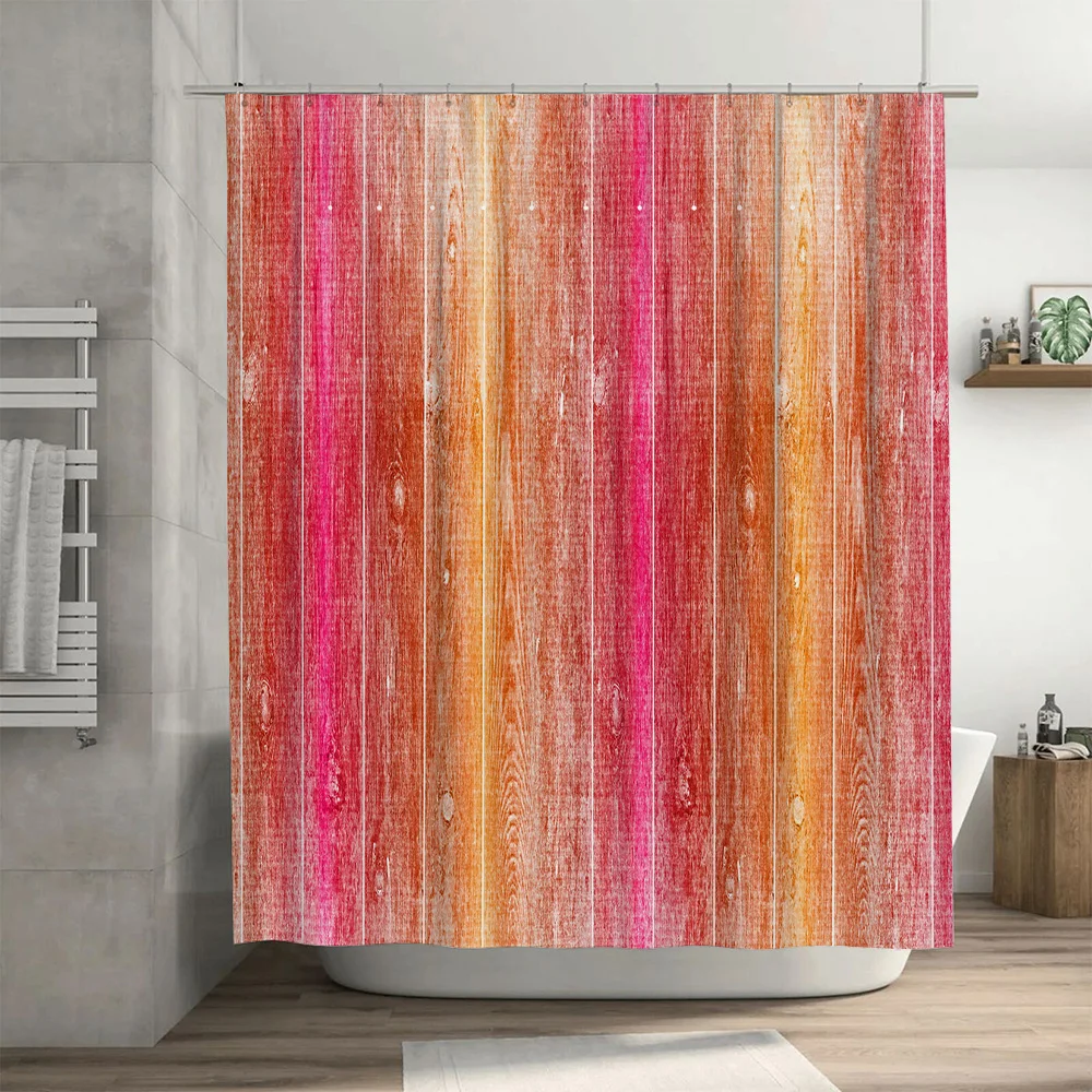Wood Grain Shower Curtain 3D P - 3D Printing Aliexpress ulasan dan harga
