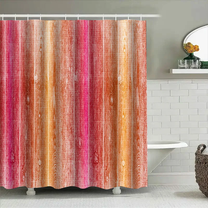 Wood Grain Shower Curtain 3D P - 3D Printing Aliexpress ulasan dan harga