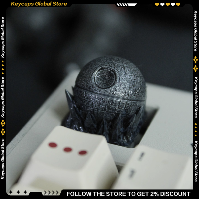 Death Star Personalize Keycap  - 3D Printing Keycaps ulasan dan harga