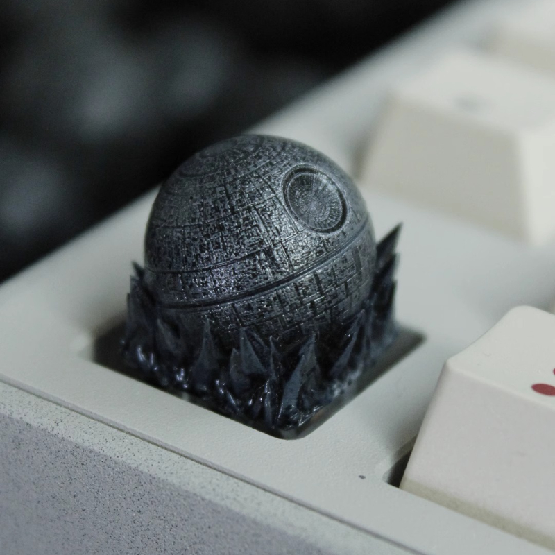 Death Star Personalize Keycap  - 3D Printing Keycaps ulasan dan harga