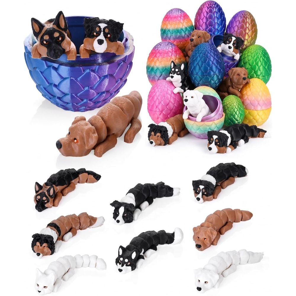 GemmiCho 3Pcs 3D Printed Dog w - 3D Printing Vinyl ulasan dan harga