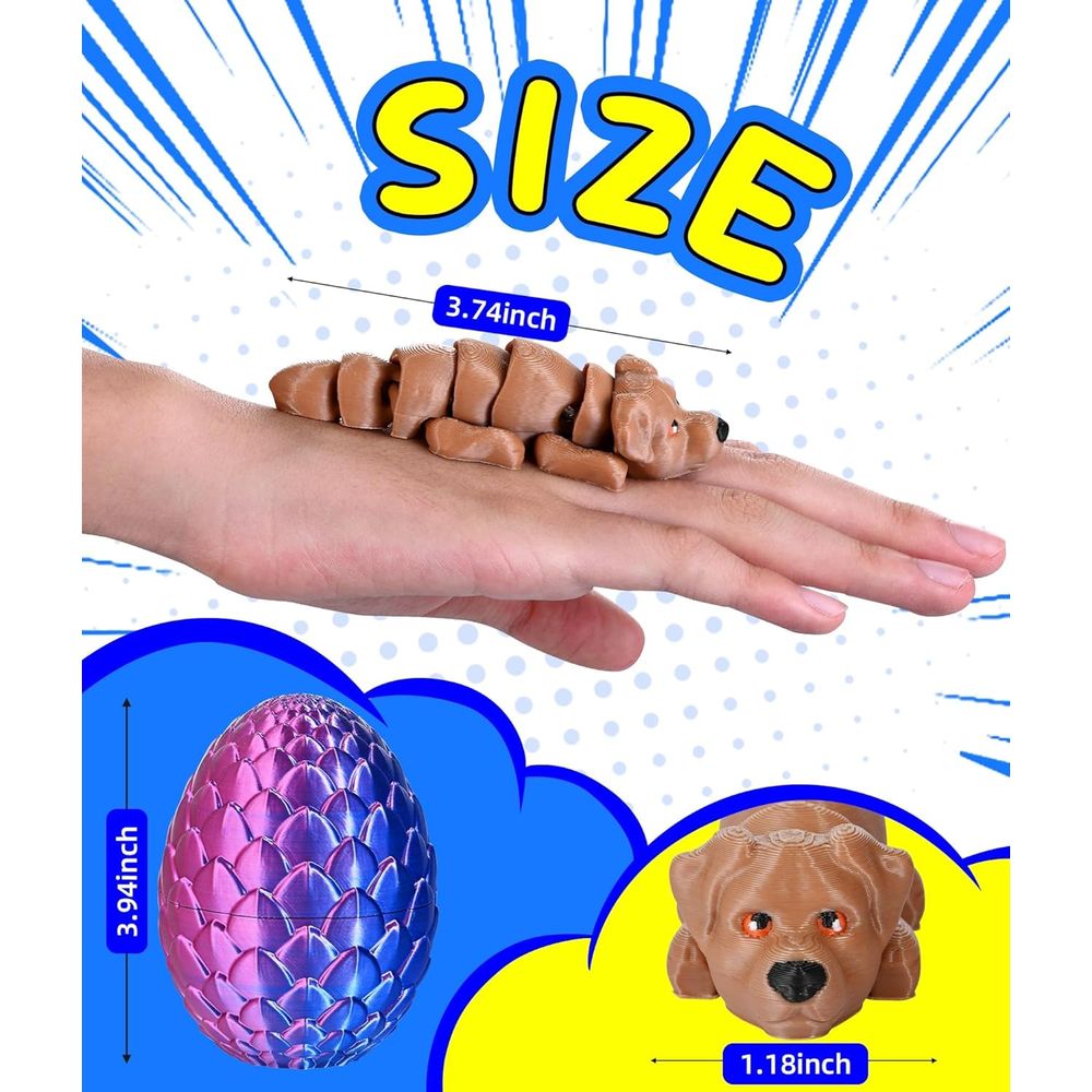 GemmiCho 3Pcs 3D Printed Dog w - 3D Printing Vinyl ulasan dan harga