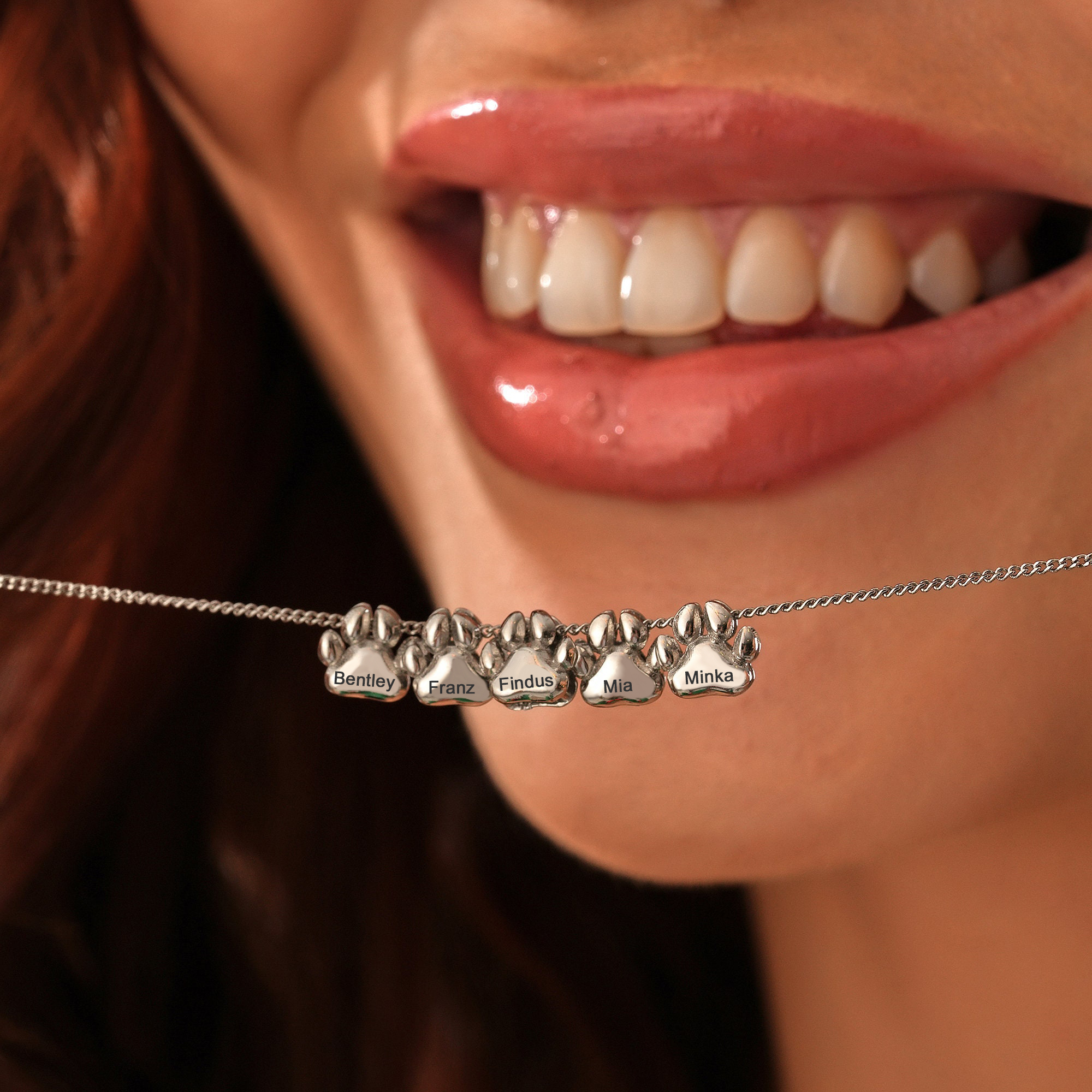 Engraving Name Necklace Gift P - 3D Printing Jewelry ulasan dan harga