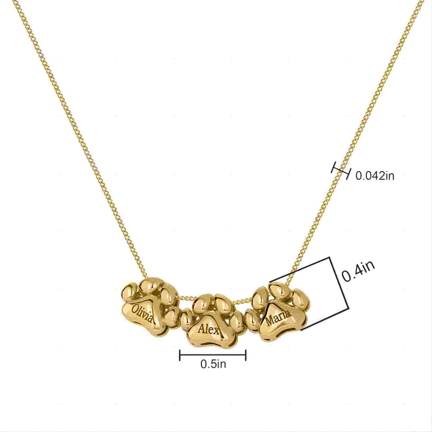 Engraving Name Necklace Gift P - 3D Printing Jewelry ulasan dan harga