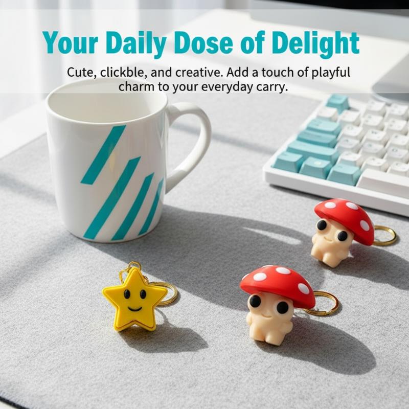 3D Printed Turtle Mushroom Key - 3D Printing Keycaps ulasan dan harga