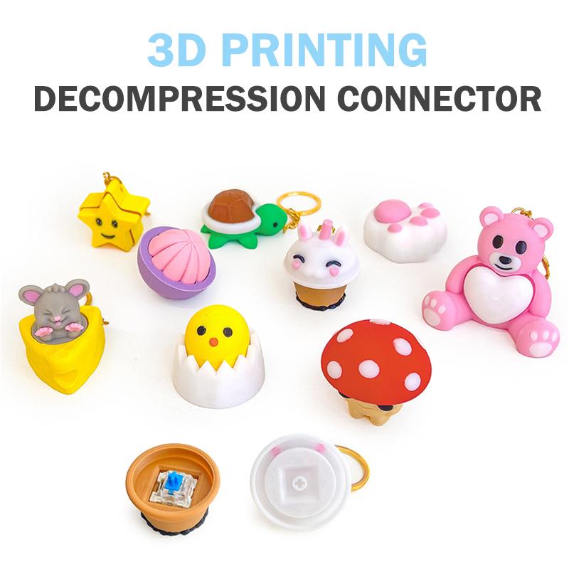 3D Printed Turtle Mushroom Key - 3D Printing Keycaps ulasan dan harga