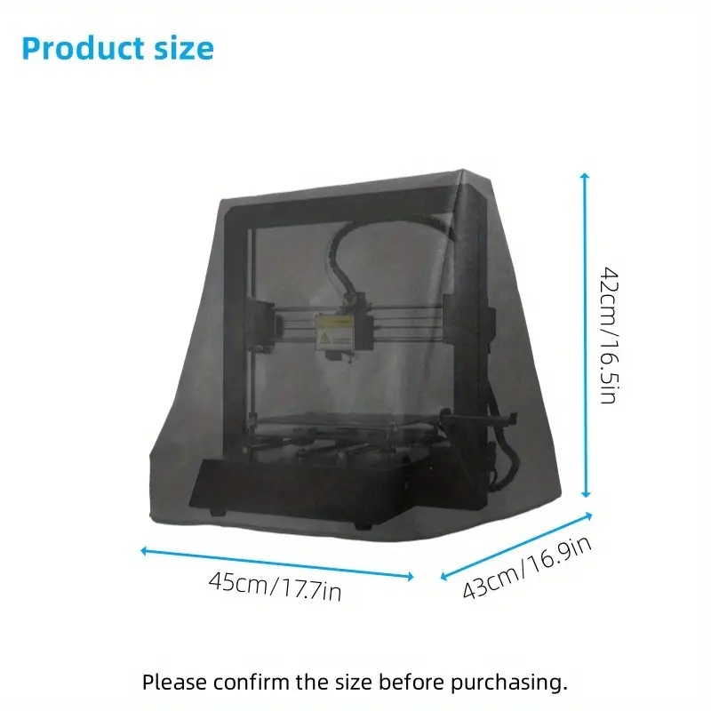 3D Printer Dustproof Cover - L - 3D Printing Design Software ulasan dan harga