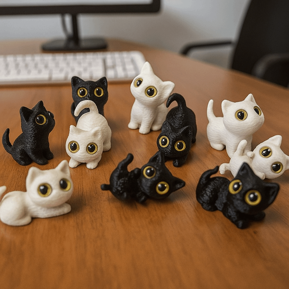 PLA Halloween Cat Anime Figure - 3D Printing Pla ulasan dan harga