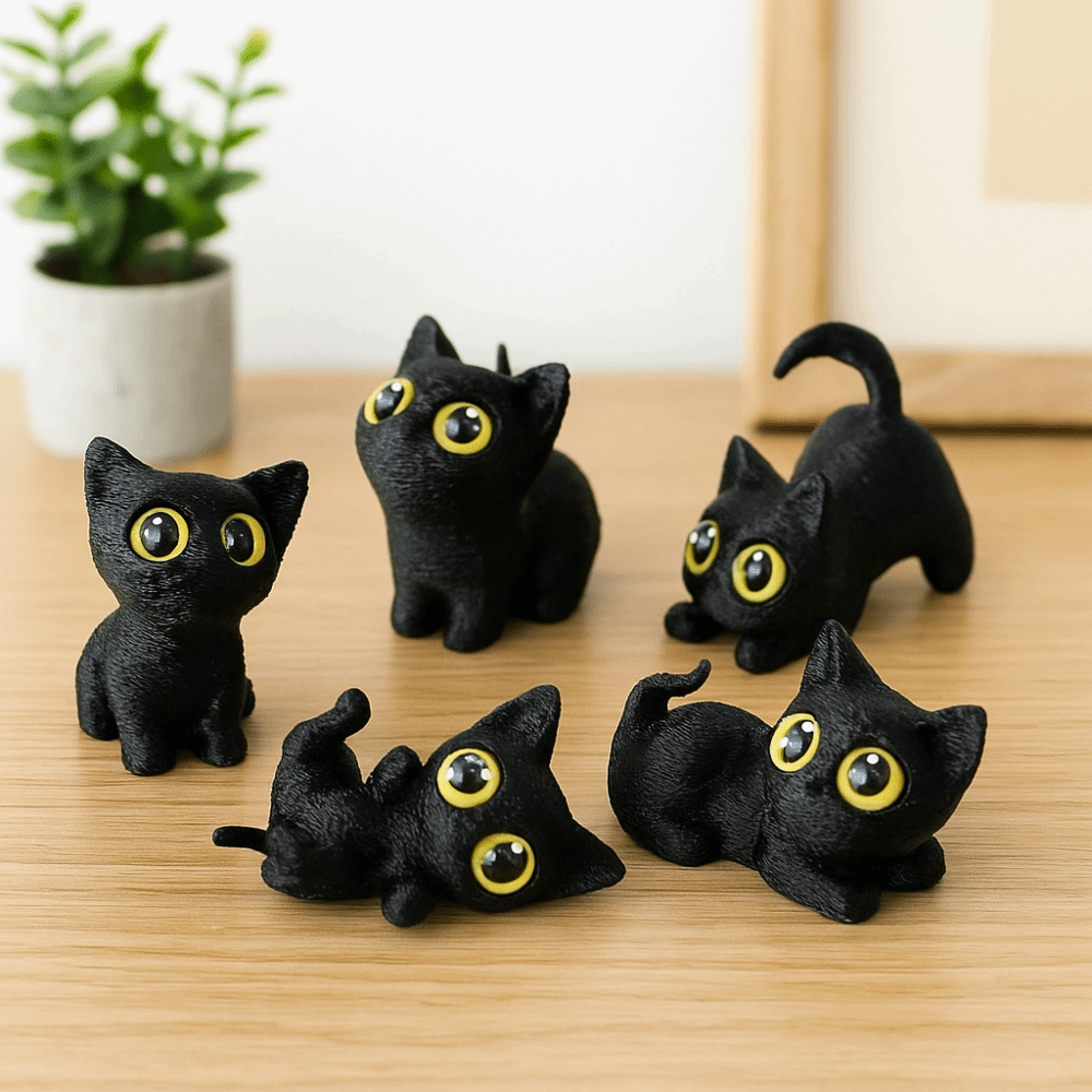 PLA Halloween Cat Anime Figure - 3D Printing Pla ulasan dan harga