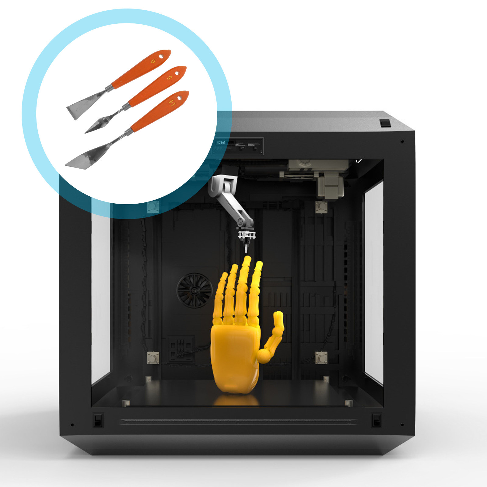 3Pcs 3D Printer Removal Tool S - Print Removal Spatula ulasan dan harga