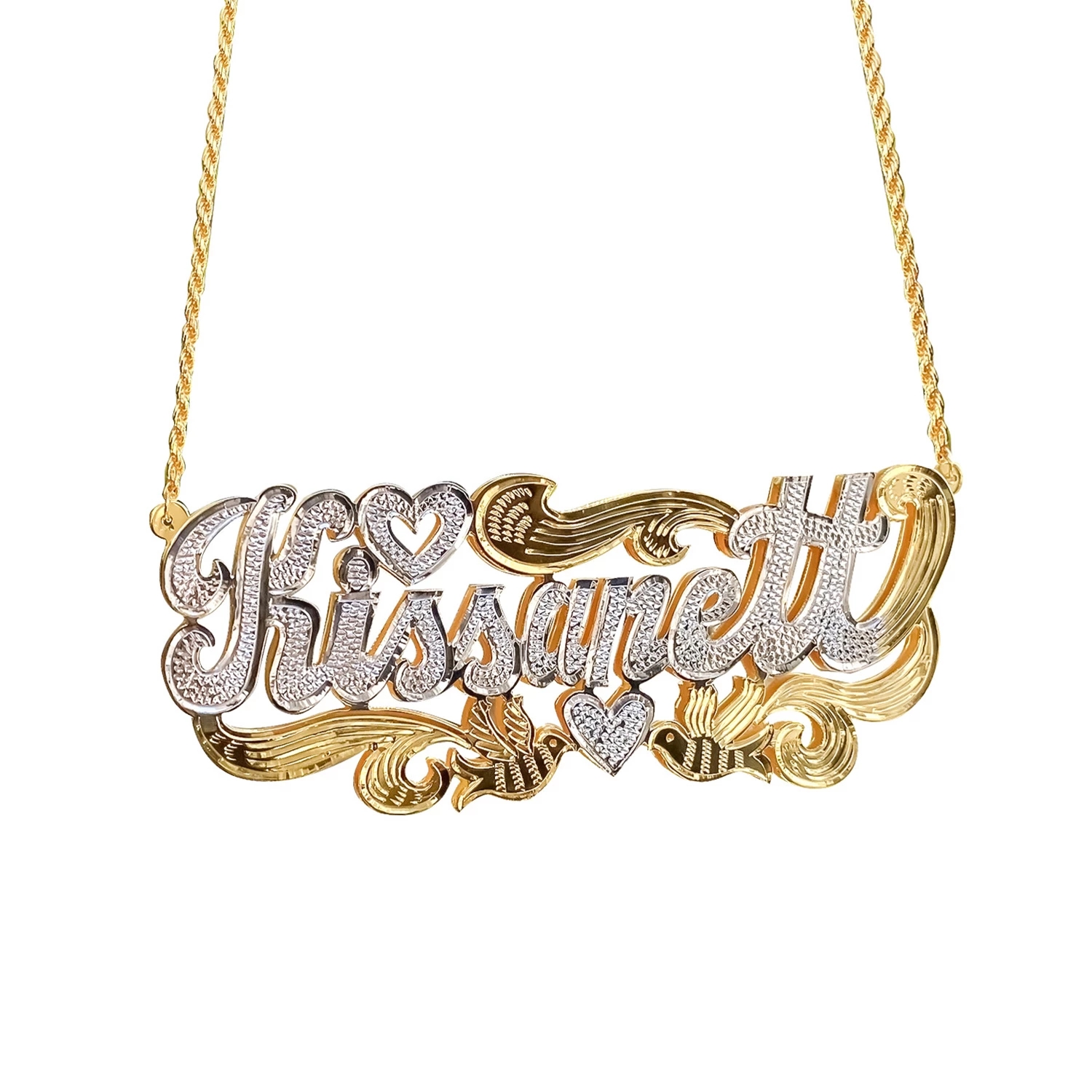 Zciti Custom Name Necklace 18K - 3D Printing Jewelry ulasan dan harga