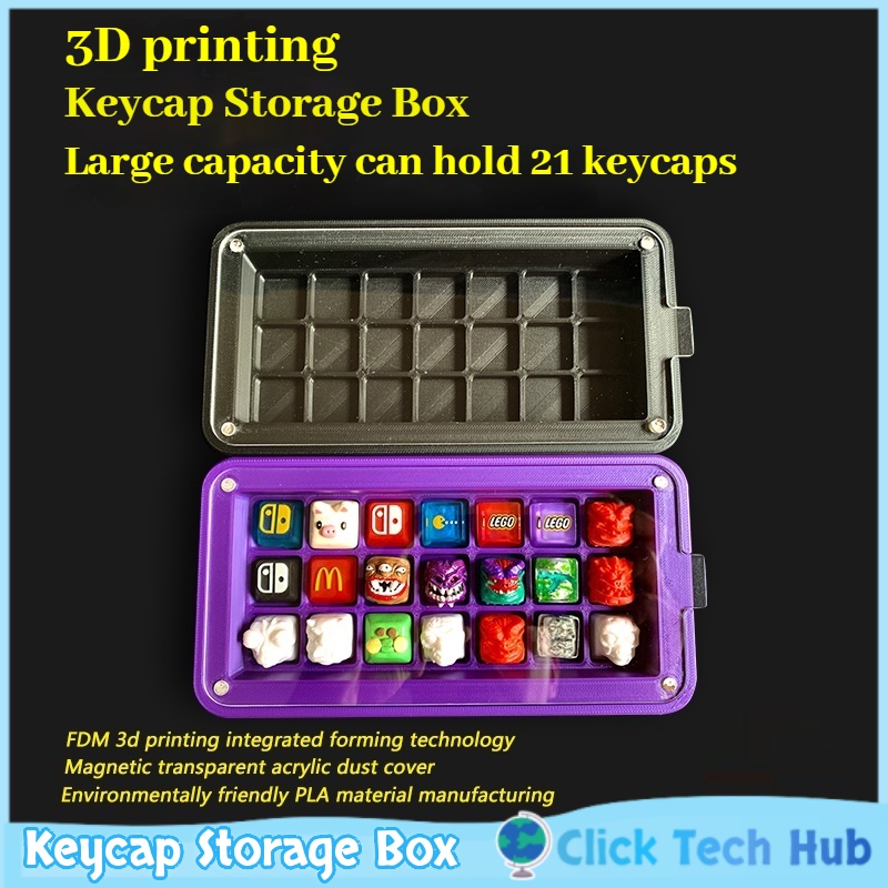 3d Printed Keycap Storage Box  - 3D Printing Keycaps ulasan dan harga