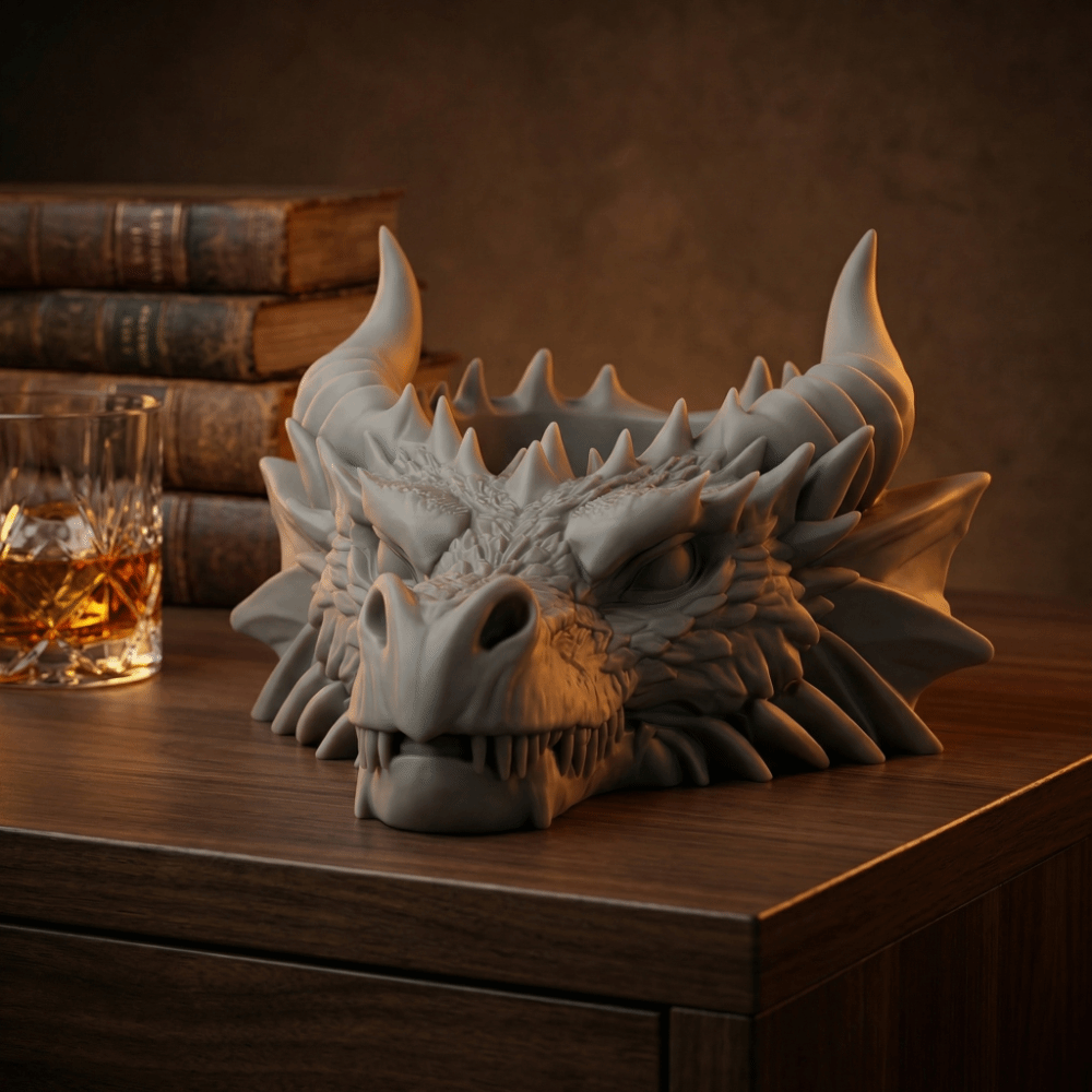 Organizer 3D Print Dragon Head - 3D Printing Jewelry ulasan dan harga