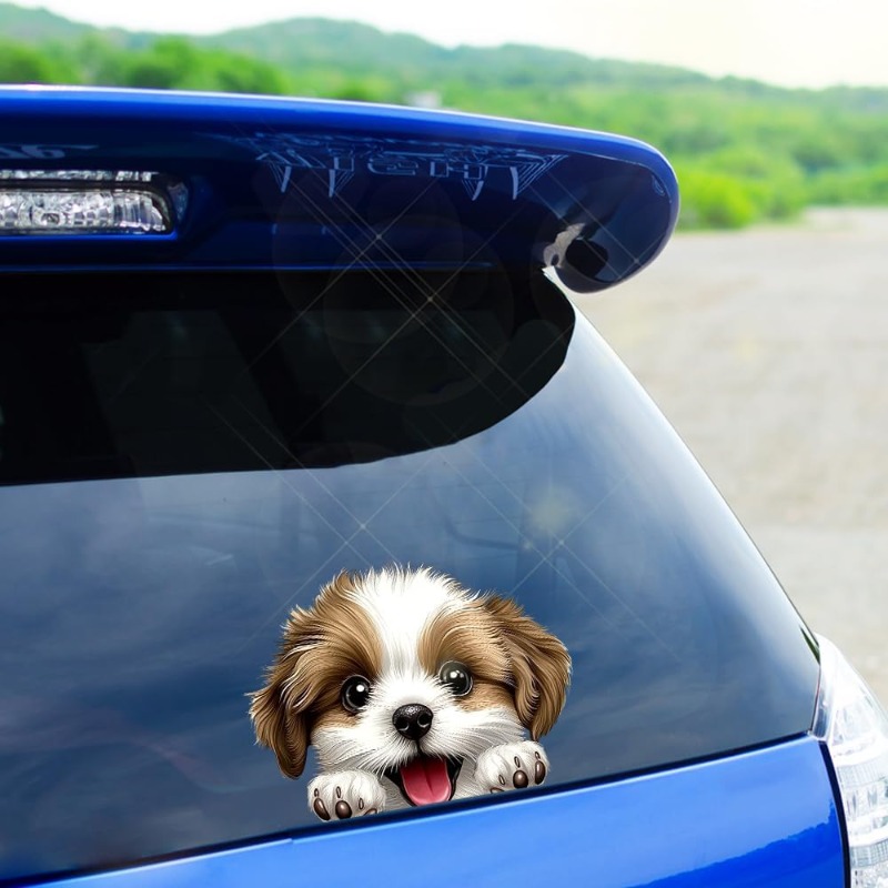 Car Decal Sticker Cute Animal  - 3D Printing Vinyl ulasan dan harga