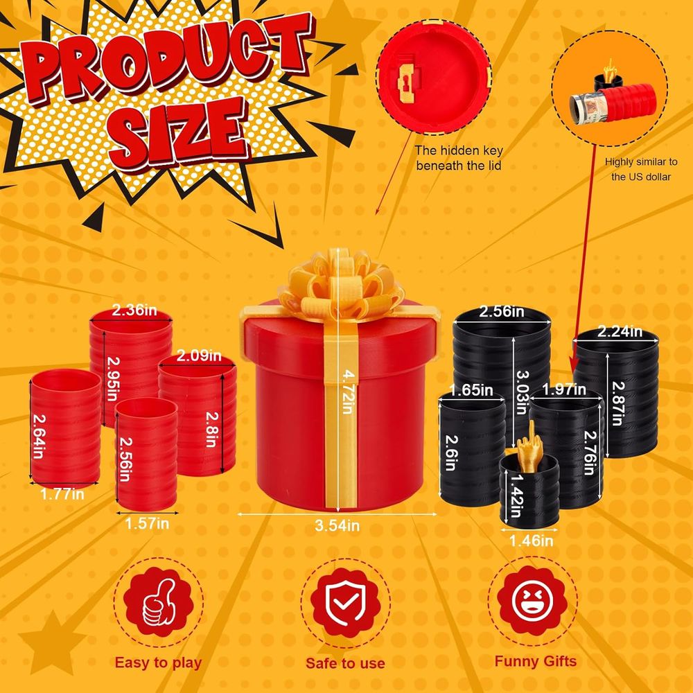 4.72 in Gotcha Box, 3D Printed - 3D Printing Vinyl ulasan dan harga