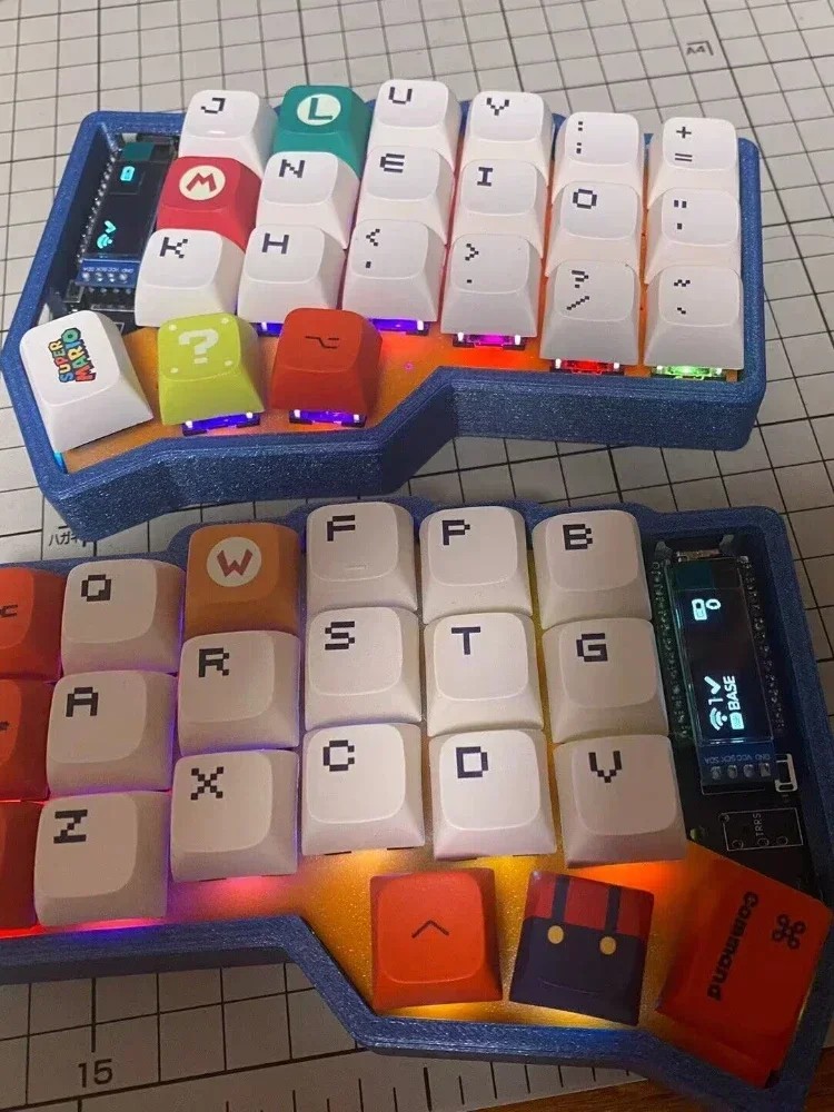 Corne Mx V3 SplitKeyboard Kit  - 3D Printing Keycaps ulasan dan harga