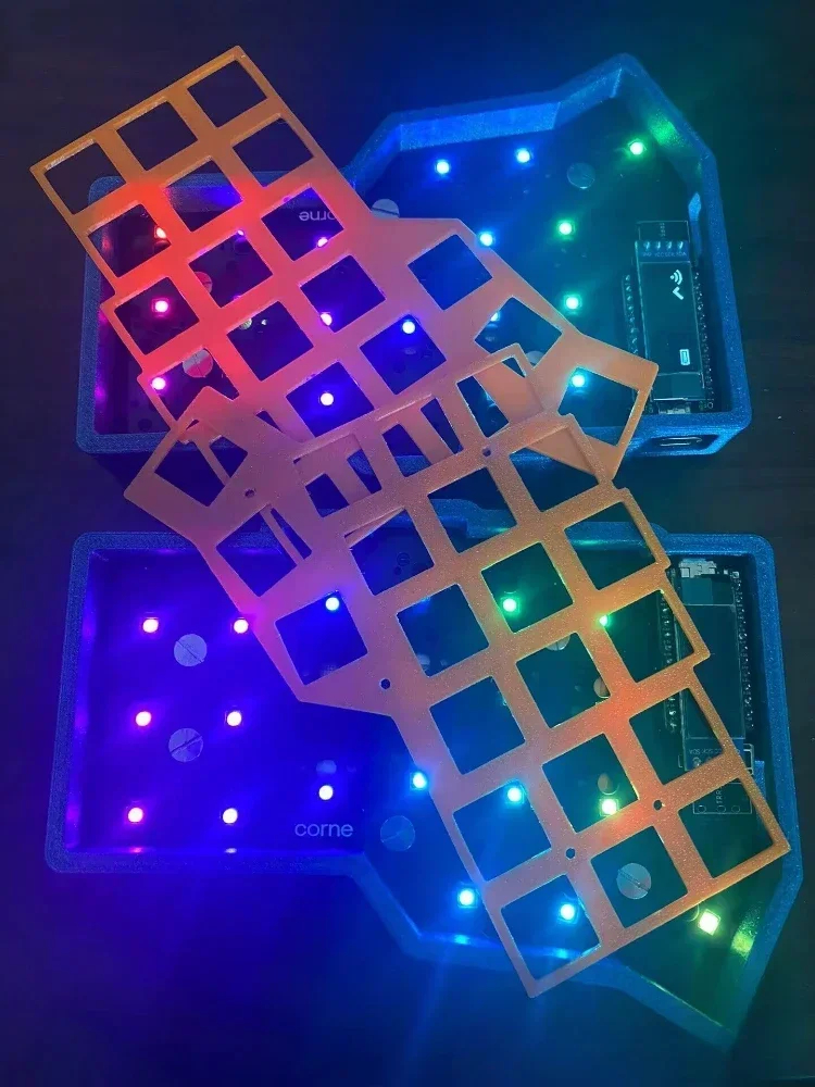 Corne Mx V3 SplitKeyboard Kit  - 3D Printing Keycaps ulasan dan harga