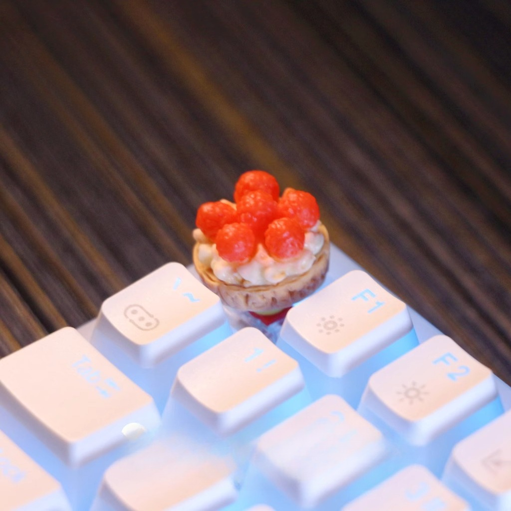 Yangmei Cake Theme Keycaps Set - 3D Printing Keycaps ulasan dan harga